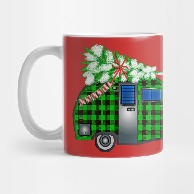 Christmas Time Trailer & Tree by holidaystore